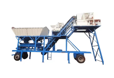 25-120 m/s mobil otomatik beton karıştırma tesisi.