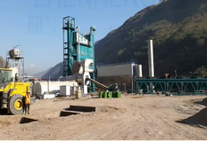 Yüksek hassasiyete sahip sabit asfalt beton santrali