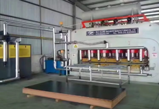 Melamin MDF ile Lamine sunta / Sunta sıcak Presleme Makinesi